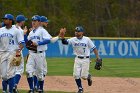 Baseball vs Babson  Wheaton College Baseball vs Babson College. - Photo By: KEITH NORDSTROM : Wheaton, baseball